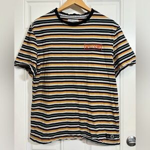 Striped Tee Welcome Skateboards Men’s XL Cotton